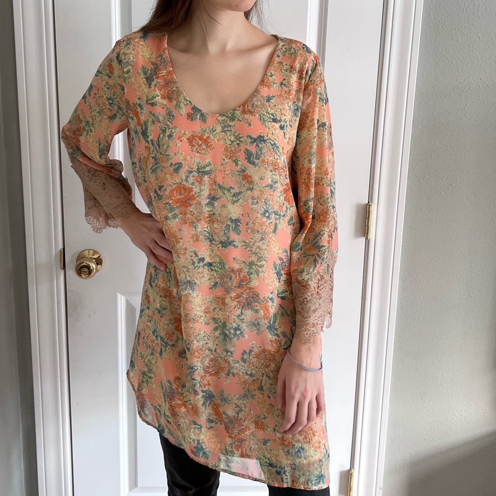 Astr tunic mini dress. Size L
